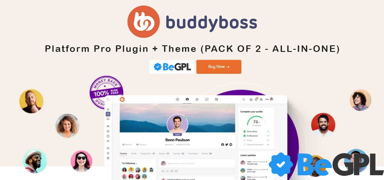 BuddyBoss Thema v2.3.60 + BuddyBoss Platform Pro 2.3.60 GPL Downloaden