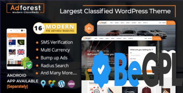 AdForest v5.1.0 Classified Ads WordPress Theme GPL Download
