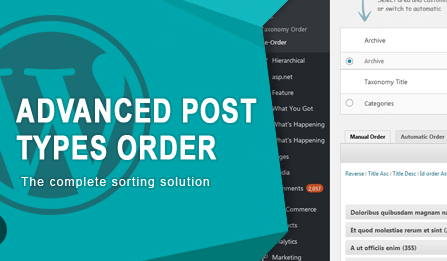 Advanced Post Types Order v4.7 GPL Download