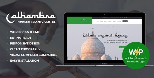 Alhambra v1.1.9 – Islamic Centre WordPress Theme + RTL GPL Download