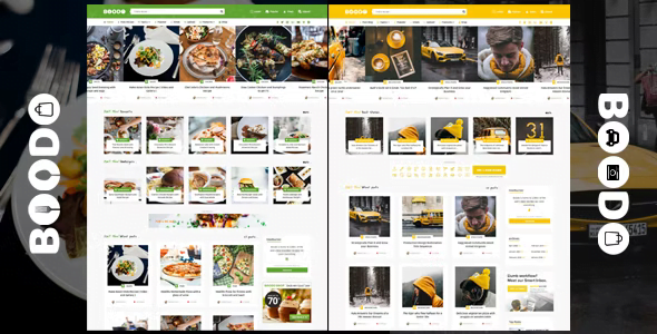 Boodo WP v3.2 Food and Magazine Shop WordPress Theme