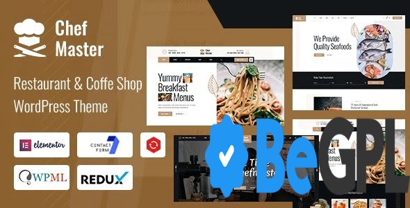 Chefmaster v1.0.0 Restaurant WordPress Theme GPL Download