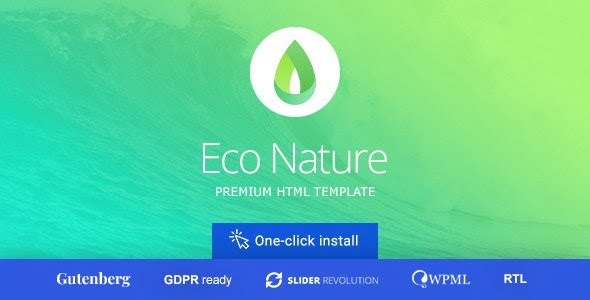 Eco Nature v1.5.5 – Environment & Ecology WordPress Theme GPL Download