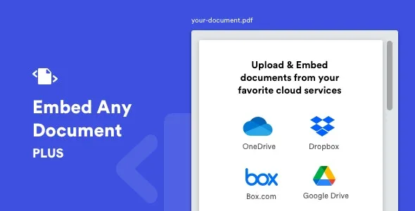 Embed Any Document Plus v2.8.2 GPL Download