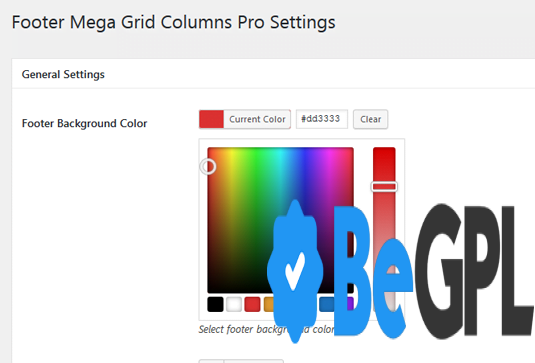 Footer Mega Grid Columns Pro v1.3 GPL Download
