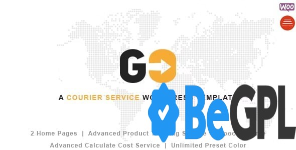 GO Courier v2.5.4 Delivery Transport WordPress Theme GPL Download