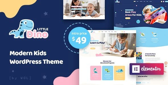 Littledino v1.2.7 – Modern Kids WordPress Theme GPL Download