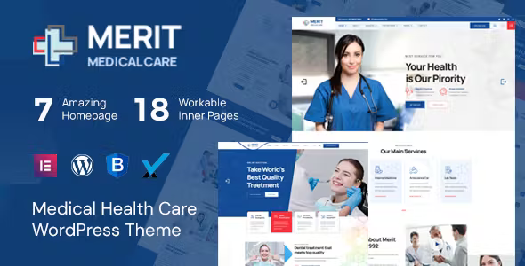 Merit – Health & Medical WordPress Theme 2.1 GPL Download