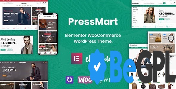 PressMart v1.2.3 Modern Elementor WooCommerce WordPress Theme