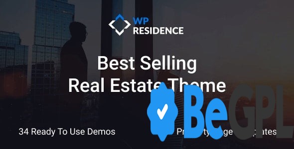 Residence v4.9.4 Real Estate WordPress Theme GPL Download