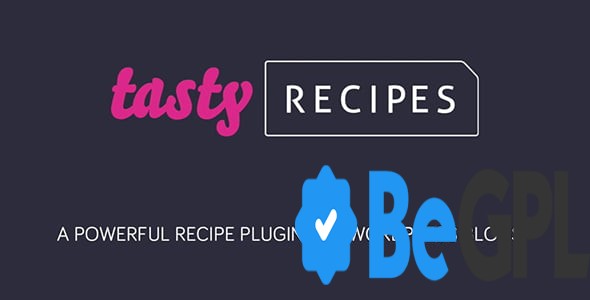 WpTasty Tasty Recipes v3.7.3 Plugin GPL Download