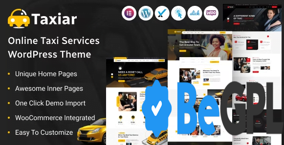 Taxiar Online Taxi Service WordPress Theme v1.0.0 GPL Download