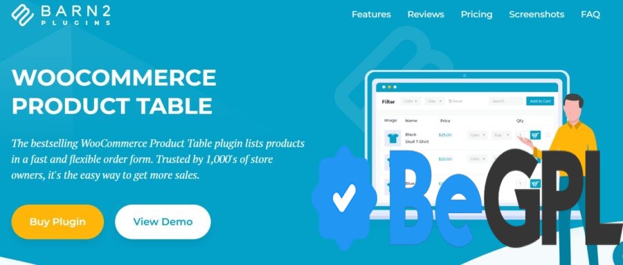 WooCommerce Product Table v3.0.5 [Barn2 Media] GPL Download