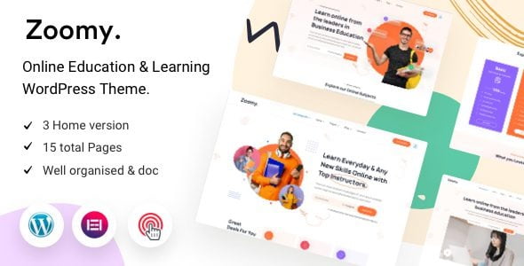 Zoomy v1.0.4 – LMS & Education WordPress Theme (GPL Download)