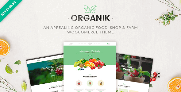 Organik v3.1.9 Organic Food Store WordPress Theme GPL Download
