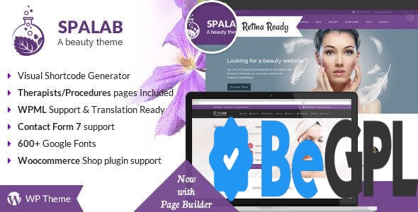 Spa Lab v5.6 Beauty WordPress Theme Download