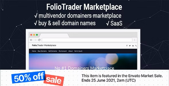 FolioTrader Multivendor v1.3 - Buy & Sell Domains Marketplace GPL Download and Avoid Nulled